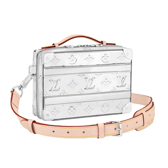 Louis Vuitton Mirror Silver Handle Trunk Virgil Monogram Shoulder Crossbody Bag - Picture 1 of 12
